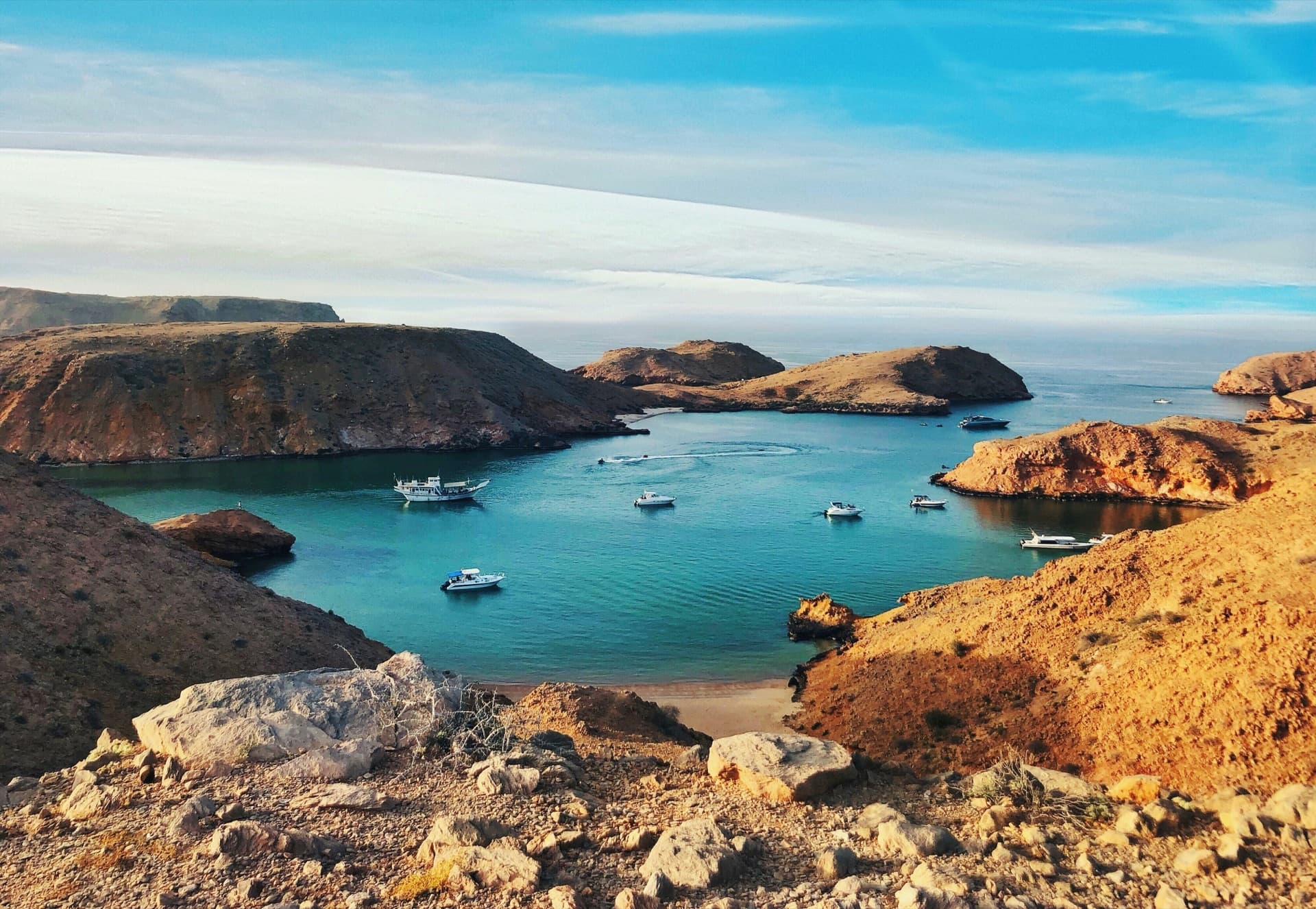 Gulf of Oman · sunset